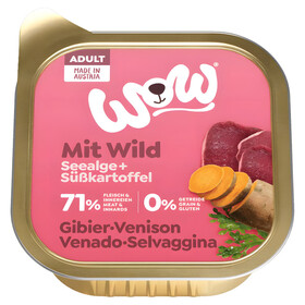 Abbildung Wow Dog Adult Wild 150 g - 11 Stck