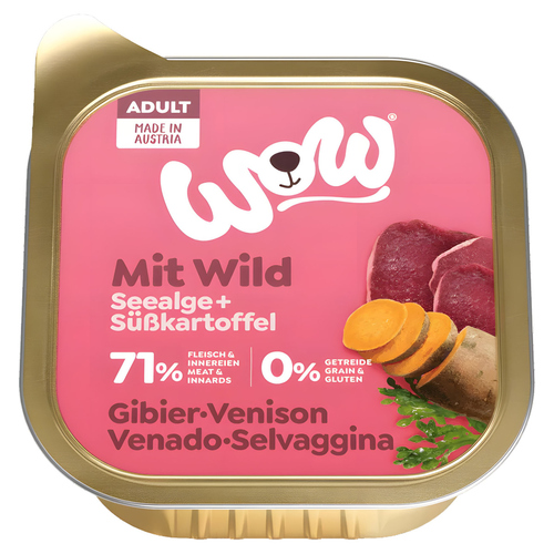 Wow Dog Adult Wild 150 g - 11 Stück