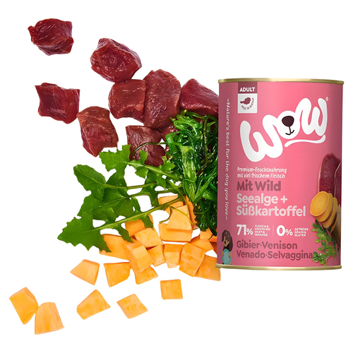 weitere Abbildung Wow Dog Adult Wild 800 g - 6 Stck