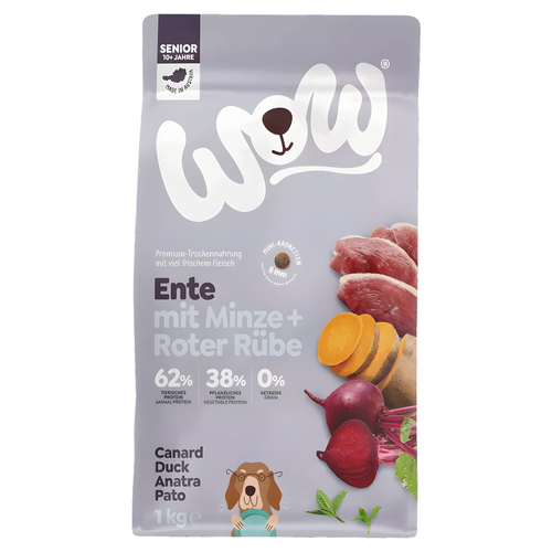 Wow Dog Minis Senior Ente 1 kg