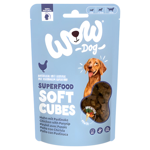 Wow Dog Superfood Soft Cubes Huhn 150 g