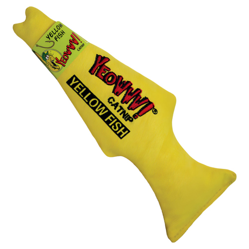Yeowww! Katzenspielzeug gelber Fisch