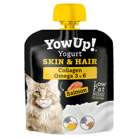 Abbildung YowUp! Katzensnack Haut & Haar Yoghurt Lachs 85 g