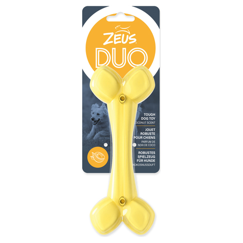 Zeus Duo Knochen mit Kokosduft gelb