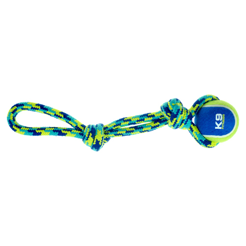 Zeus K9 Zugseil mit 2 Knoten + Ball