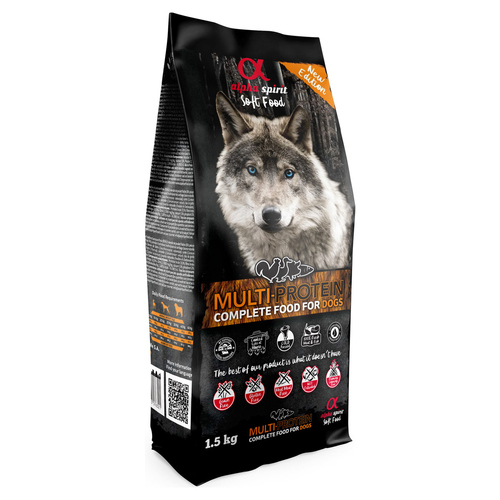 alpha spirit Complete Dog Food Multiprotein 1,5 kg