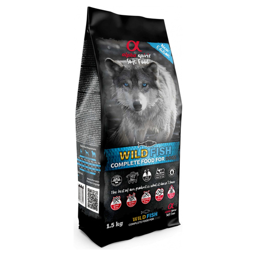 alpha spirit Complete Dog Food Wild Fish 1,5 kg
