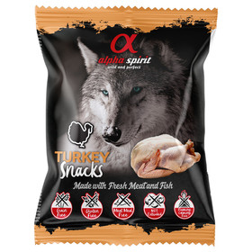 Abbildung alpha spirit Hundesnack gewrfelt Pute 50 g