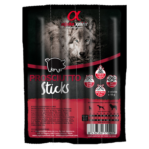 alpha spirit Stick Schinken 4er Pack