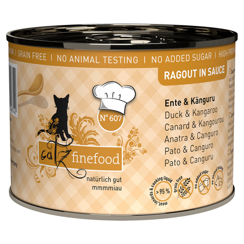catz finefood Ragout No. 607 Ente & Känguru 190 g