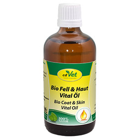 Abbildung cdVet Bio Fell & Haut Vital l 100 ml fr Hunde