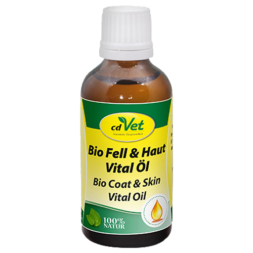 cdVet Bio Fell & Haut Öl für Hunde Omega3 & 6