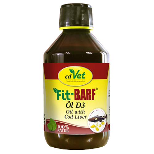 cdVet FIT-BARF Öl D3 250 ml für Hunde