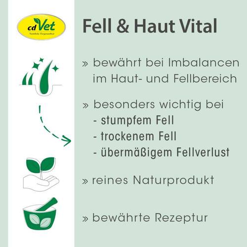 weitere Abbildung cdVet Fell & Haut Vital 750 g fr Katzen