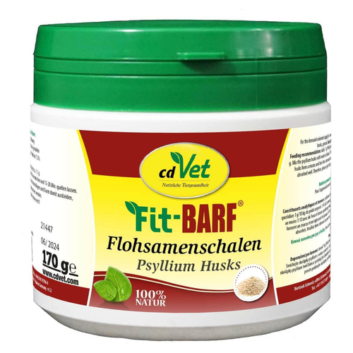 cdVet Fit-BARF Flohsamenschalen 170 g für Hunde