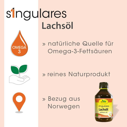 weitere Abbildung cdVet Singulares Lachsl 500 ml fr Katzen