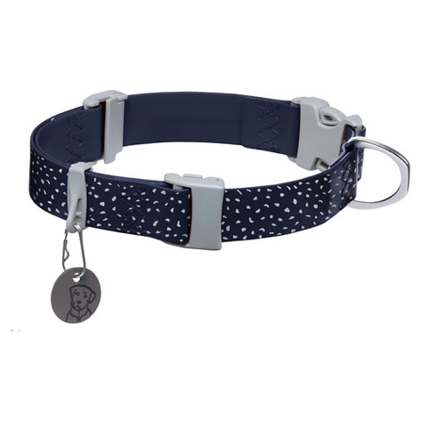 Nobby Halsband Classic Reflect Soft – Reflektierend, Neopren-Polster, Stufenlos Verstellbar, Rot-schwarz