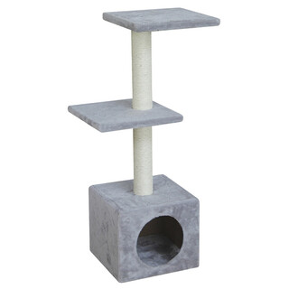 Arbre à Chat Nobby Classic Melo - Gris - 126 Cm - Coussin Et Sisal