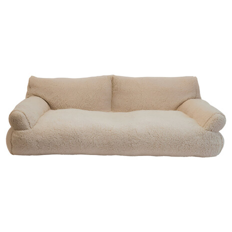 Nobby Komfort Plschsofa Teddy hellgrau | Mein Tierdiscount