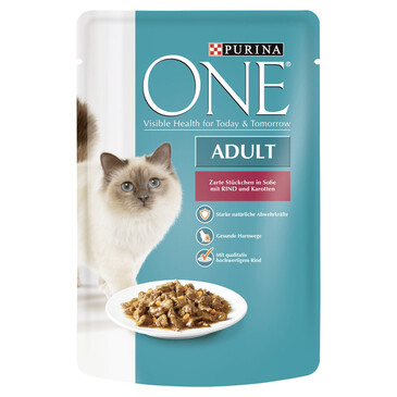 Purina One Feuchte Katze Adult Filets In Sauce Mit  Produktbild-Vorschau 2