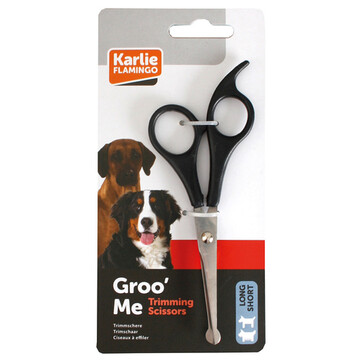 Nobby Fellschere 17cm - Ergonomische Haustierschere Für Sicheres Trimmen & Pflegen