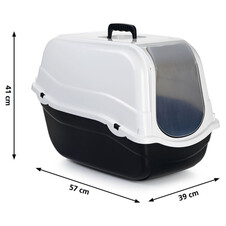 Edelstahl Katzentoilette – 45x34,3x15,2 Cm, Rostfrei, Geruchsneutral & Leicht Zu Reinigen