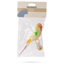 RELKLYU Vogelspiegel Spielzeug - Holzspielzeug Für Vogelkäfig