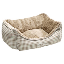 Weiche, Wendbare Hundebettmatte 89x55 Cm – Waschbar, Flauschig Für Kleine Bis Große Hunde, Blau