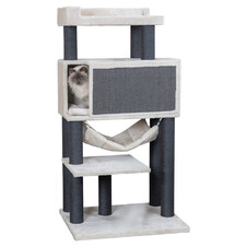 Karolpar Katzenkratzbaum 81,3 Cm – Mit Sisal, Plüschstange & Abnehmbarem Bezug