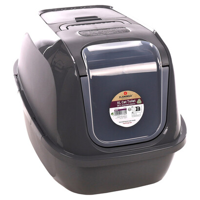 Catit Jumbo Katzentoilette mit Dach | Geschlossene Toilette