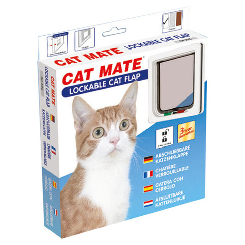Cat Mate Katzentür mit Magnetverschluss 304 W weiß