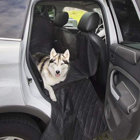 Nobby Autositz Schutzdecke mit extra hohen Seitenteilen schwarz