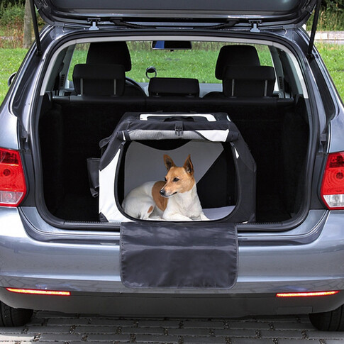 Trixie Transportbox für Hunde, Reisen mit Hund, Reisezubehör
