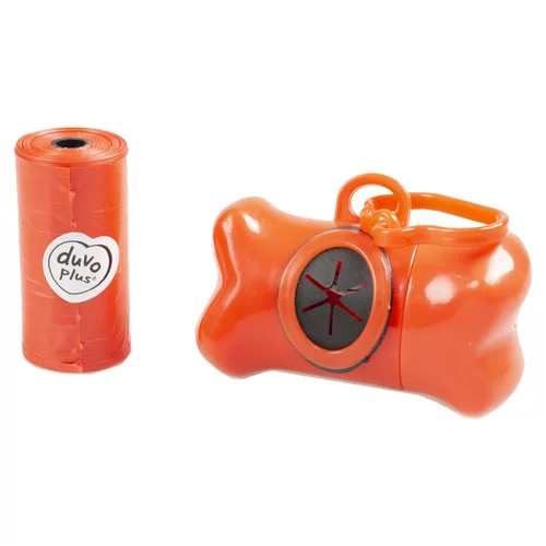 Duvo+ Hundekotbeutelspender Knochen rot