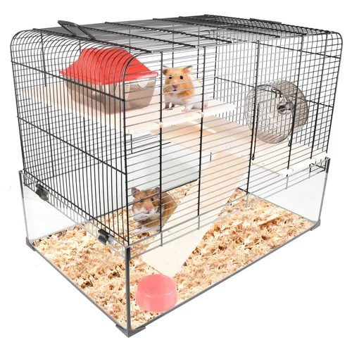 Flamingo Hamsterkäfig Vitru schwarz 2