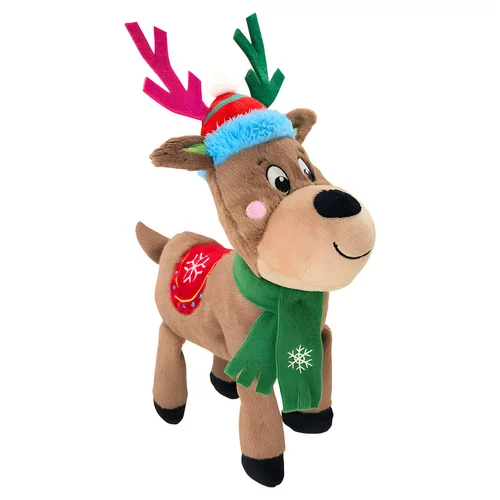 Nobby Xmas Hundespielzeug Rentier aus Plüsch