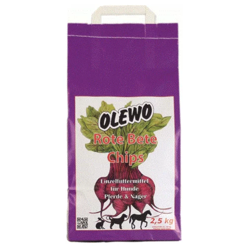 OLEWO Rote Bete-Chips 2,5 kg für Nager
