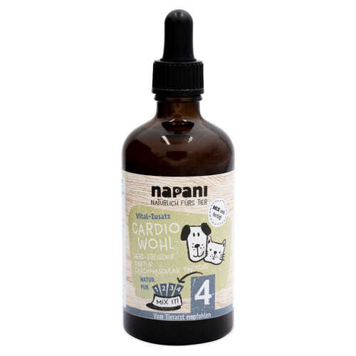 napani CardioWohl Herz-Kreislauf Tinktur für Hunde, Inhalt: 100 ml