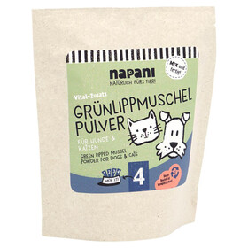napani Gr&uuml;nlippmuschelpulver f&uuml;r Hunde