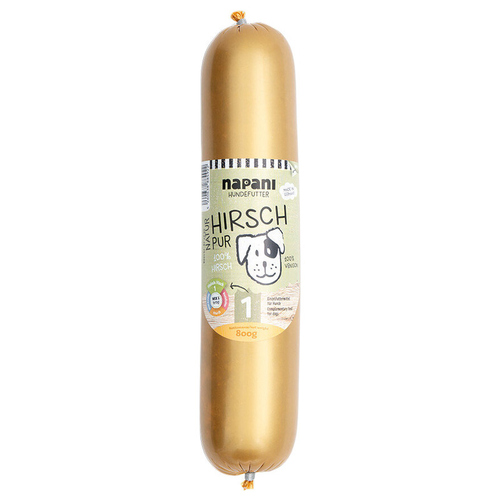 napani Nassfutter Hirsch pur 800 g