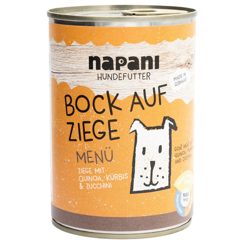 napani Nassfutter-Menü Bock auf Ziege 400 g