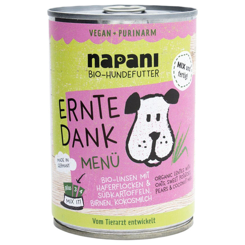 napani Nassfutter-Menü Ernte Dank 400 g