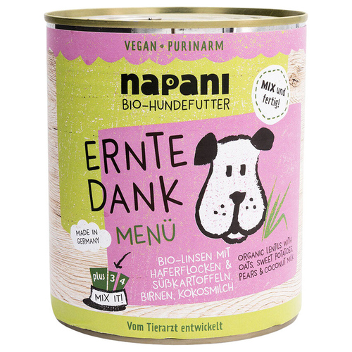 napani Nassfutter-Menü Ernte Dank 800 g