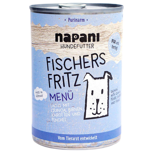 napani Nassfutter-Menü Fischers Fritz 400 g