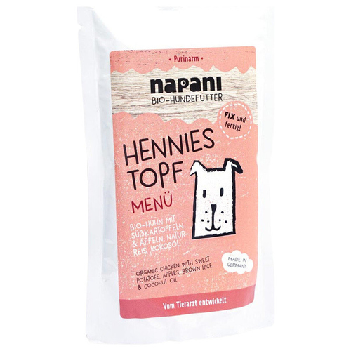 napani Nassfutter-Menü Hennies Topf 150 g