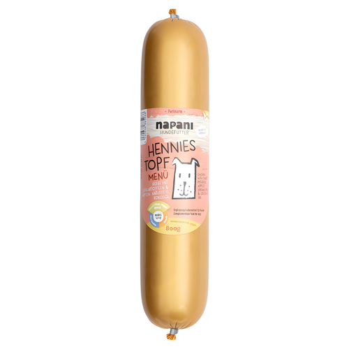 napani Nassfutter-Menü Hennies Topf 800 g