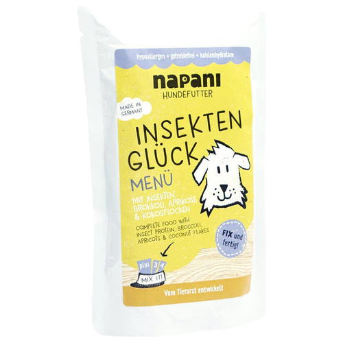 napani Nassfutter-Menü Insekten Glück 150 g