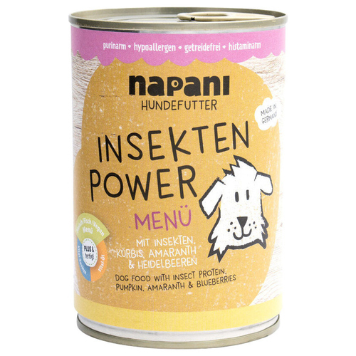 napani Nassfutter-Menü Insekten Power 400 g
