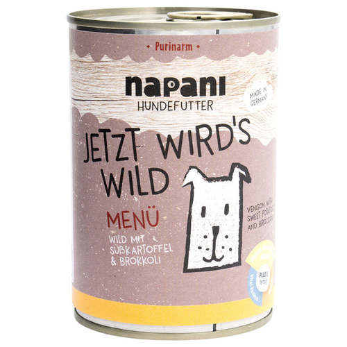 napani Nassfutter-Menü Jetzt wirds Wild 400 g