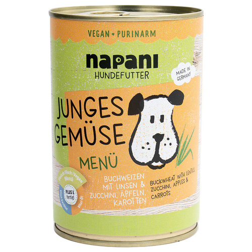 napani Nassfutter-Menü Junges Gemüse 400 g